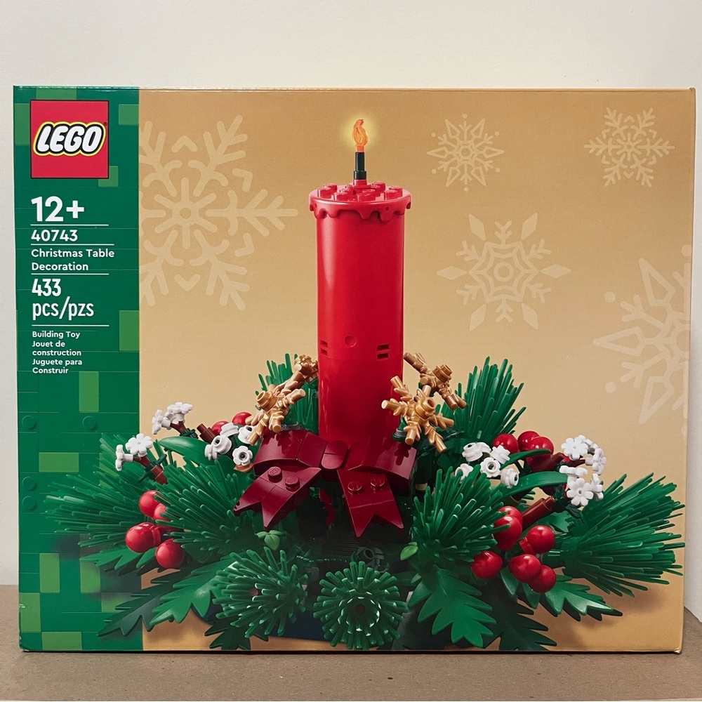 LEGO Christmas Table Red Candle Decoration 40743 (Brand New)